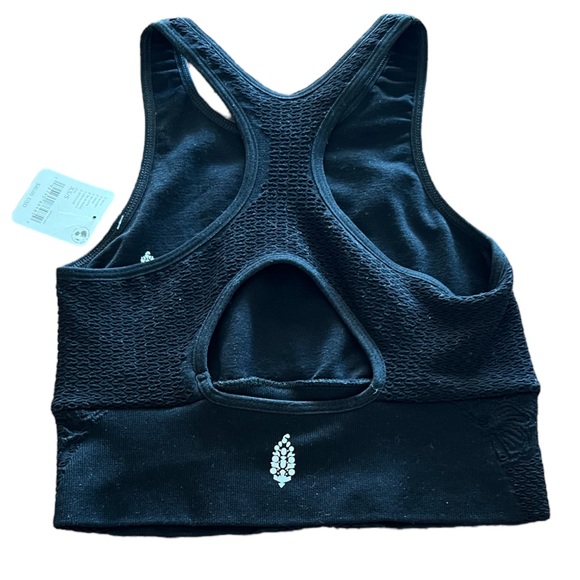 Free People Movement Every Single Time Floral Bra Women’s XS/S Black NWT - Picture 3 of 6